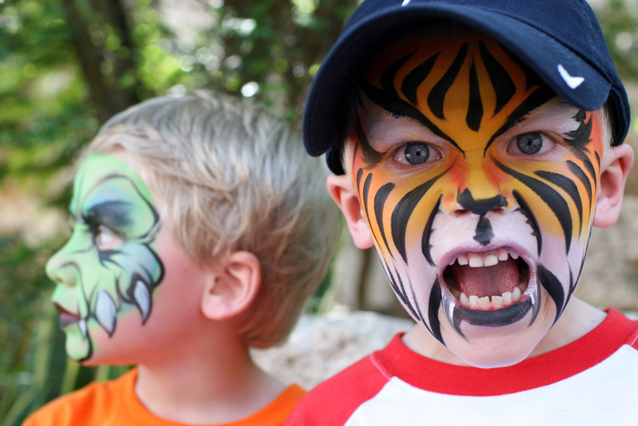 Face Painted Children